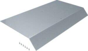 Hager blind lid 800mm 45° 100EW