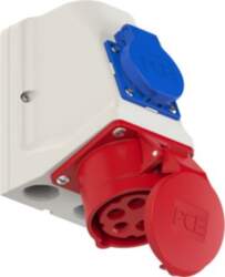 PCE CEE-wall mounted socket + safety