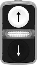 Schneider Electric Illuminated double headed push