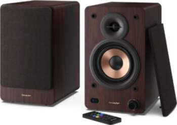 Sharp CP-SS30 Bookshelf Speakers, Brown |