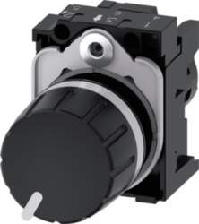 Siemens Potentiometer, compact, 22 mm, round
