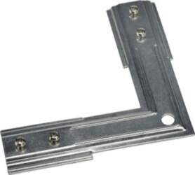 Stabilizing corner connector, long, for 1-circuit