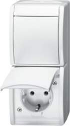 ABB Combination rocker switch with SCHUKO®