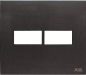 ABB Frame 1+1 modules 2-gang Anthracite