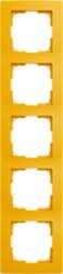 ABB Frames 5-gang yellow - Basic55