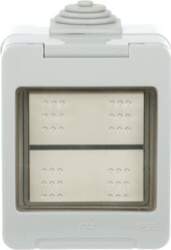 ABB Insert/cover Rocker/button, Two-way switch Grey