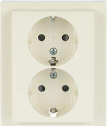 ABB SCHUKO® Double socket Safety Shutter