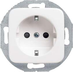 ABB SCHUKO® socket insert alpine white