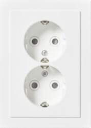 ABB Socket outlet Without imprint White