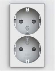 ABB Socket Outlets Without imprint white