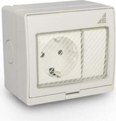 ELEKTRO-PLAST Single Socket Schuko 2P+Z +