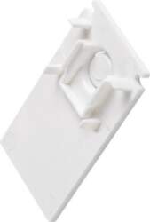 End cap for mounting track deep
