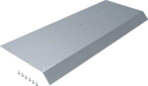 Hager blind lid 800mm 45° 100EW