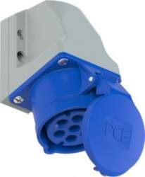 PCE CEE-wall mounted socket 16A 7p