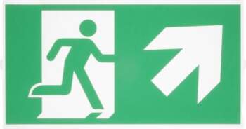 PICTOGRAM FOILS, for P-LIGHT emergency exit