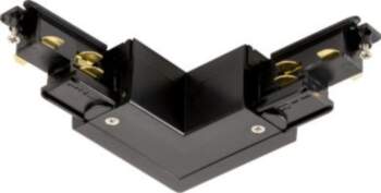 S-TRACK DALI L-connector, adjustable, with feed-in