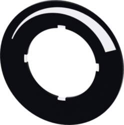 Siemens Labeling plate for potentiometer, black