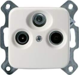 ABB Antenna socket terminated White -