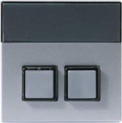 ABB Center plate Switch/push button Aluminium