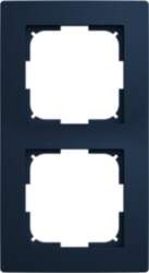 ABB Frames 2-gang blue - Basic55