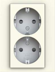 ABB Socket Outlets Without imprint white
