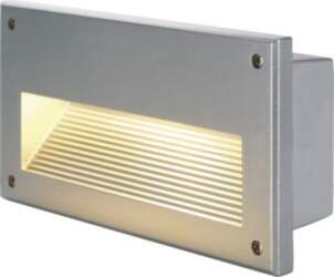 BRICK DOWNUNDER E14 recessed light, silver-grey