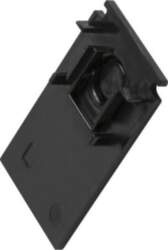 End cap for mounting track deep