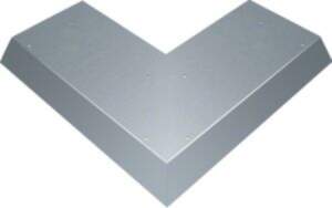 Hager blind lid ext. corner 100EW