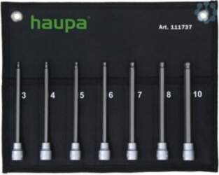 Haupa Long bits socket 3/8 7
