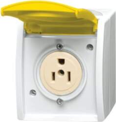 ABB Busch-NEMA Socket with labelling field