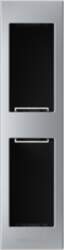 ABB Frame for profiles 2-gang Silver