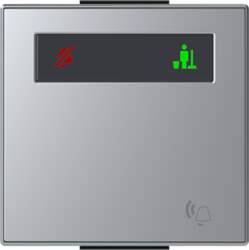 ABB Rocker Rocker/button, Switch 2-pole Silver