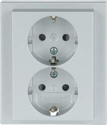 ABB SCHUKO® Double socket Safety Shutter