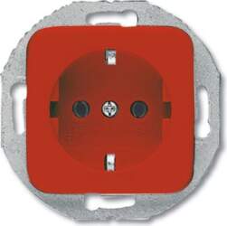 ABB SCHUKO® socket insert red -