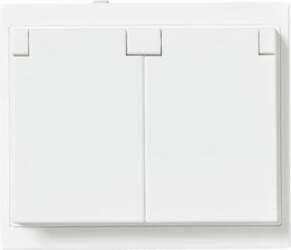 ABB Socket outlet Without imprint White