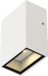 QUAD 1 wall light, square, white