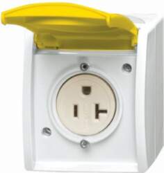 ABB Busch-NEMA Socket with labelling field