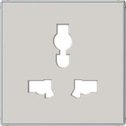 ABB Cover socket outlet Without imprint