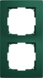 ABB Frames 2-gang green - Basic55