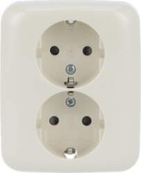 ABB SCHUKO® Double socket Safety Shutter