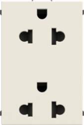 ABB Socket outlet EU/US 2P+E Without