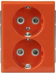ABB Socket outlet Without imprint Orange