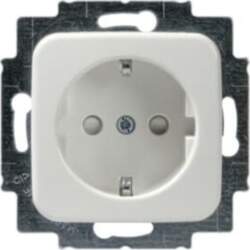 ABB Socket outlet Without imprint White