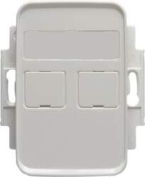 ABB Tele outlet Modular Jack White