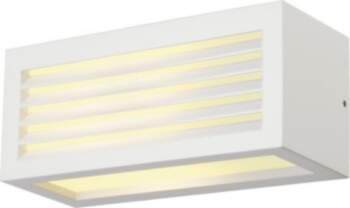 BOX-L E27 wall light, square, white