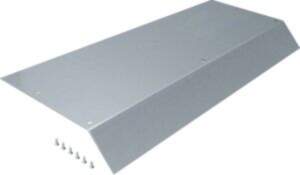 Hager blind lid 800mm 45° 100EW