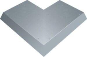 Hager blind lid ext. corner 100EW