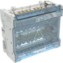 Legrand Modular distribution block with staggered