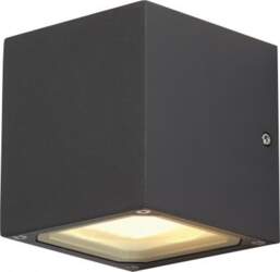 SITRA CUBE wall light, anthracite, GX53