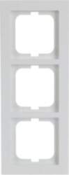 ABB Cover frame 3-gang studio white